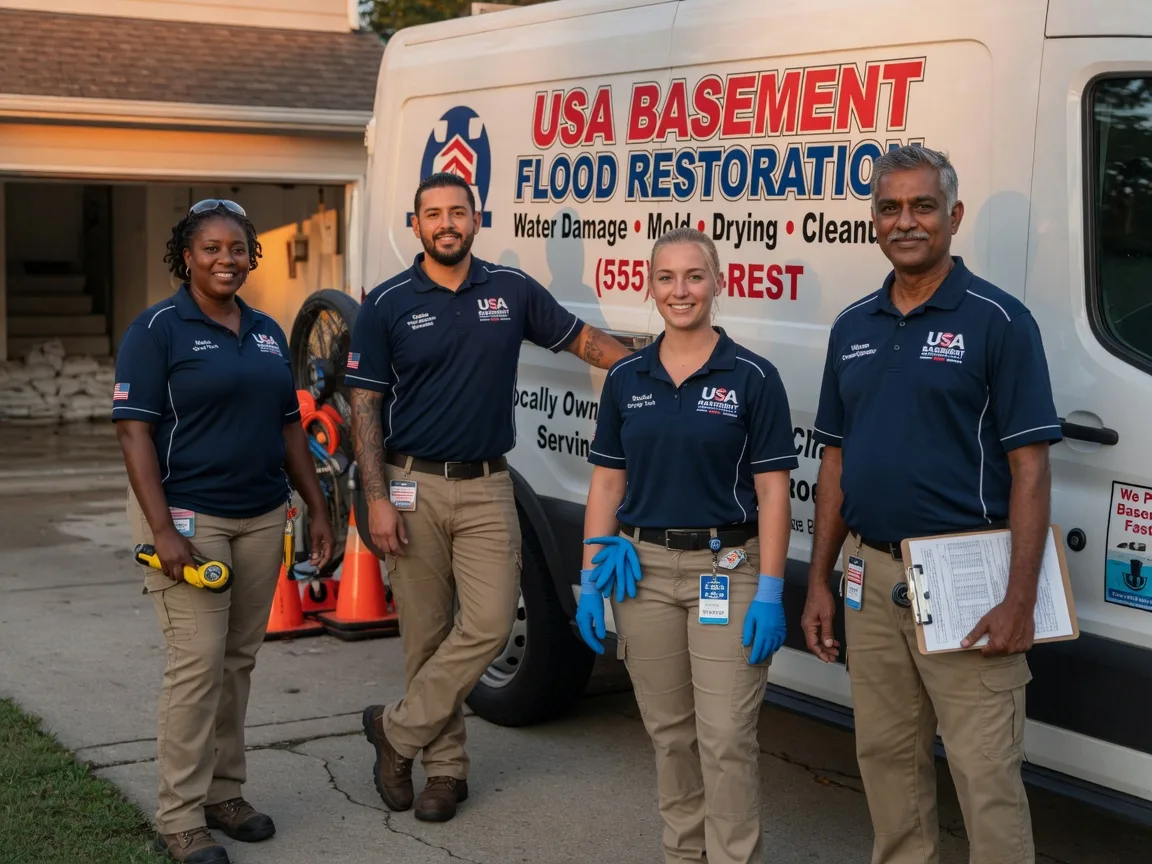 Basement Flood Cleanup company in Pierron, IL